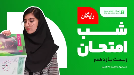 شب امتحان زیست یازدهم نوبت دوم و نهایی